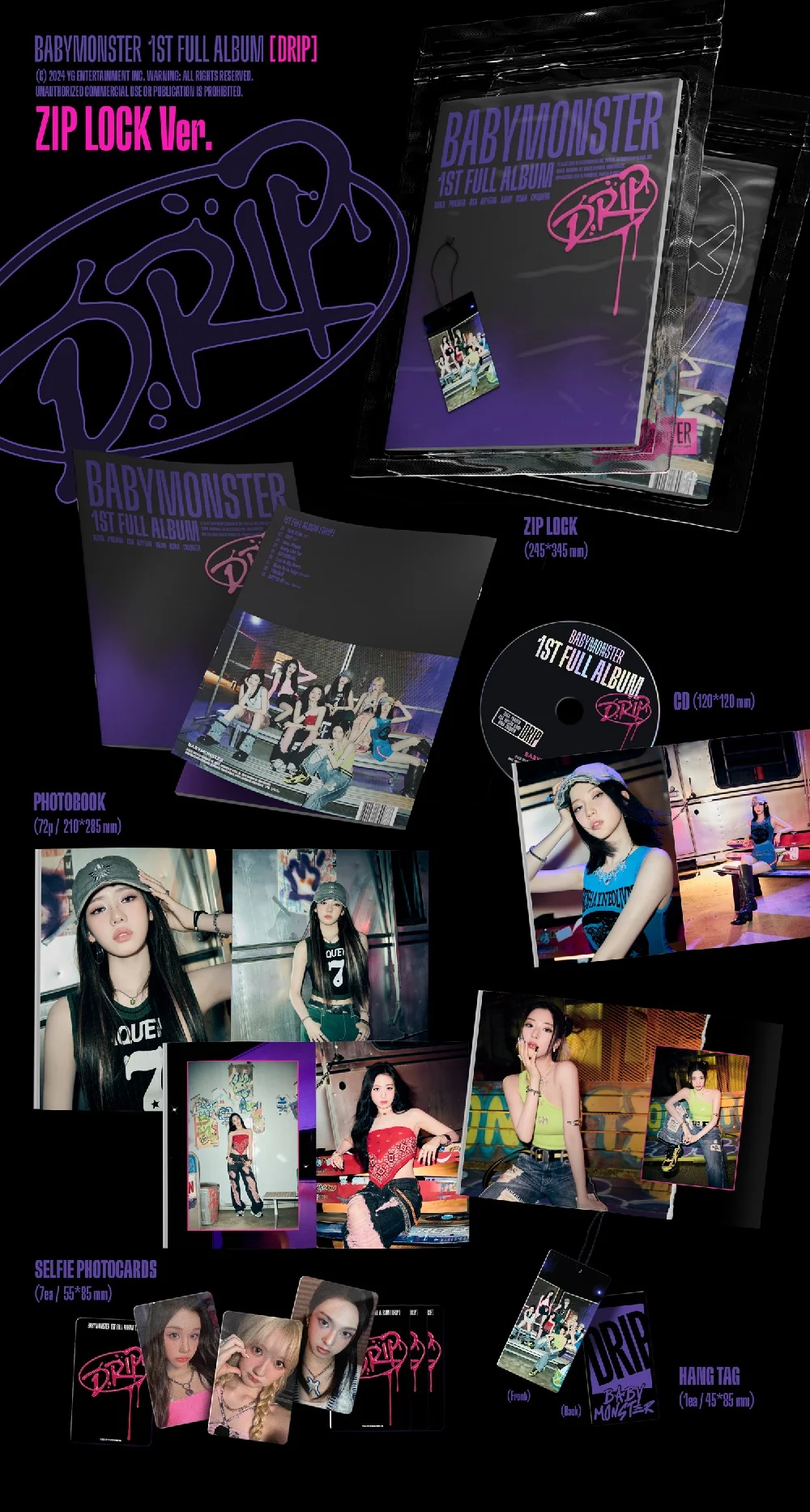 BABYMONSTER – 1st FULL ALBUM [DRIP]
