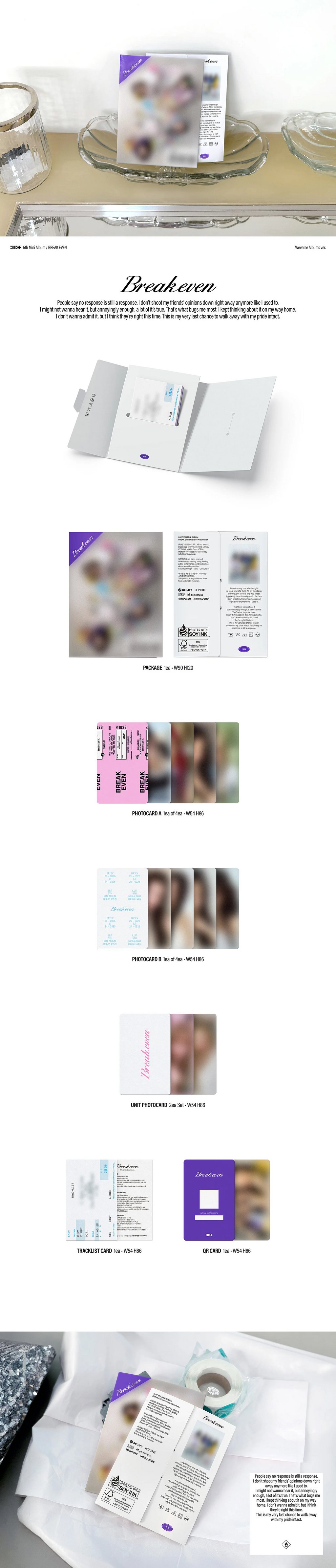 ILLIT – 5th Mini Album [BREAK EVEN] (Weverse Albums ver.)