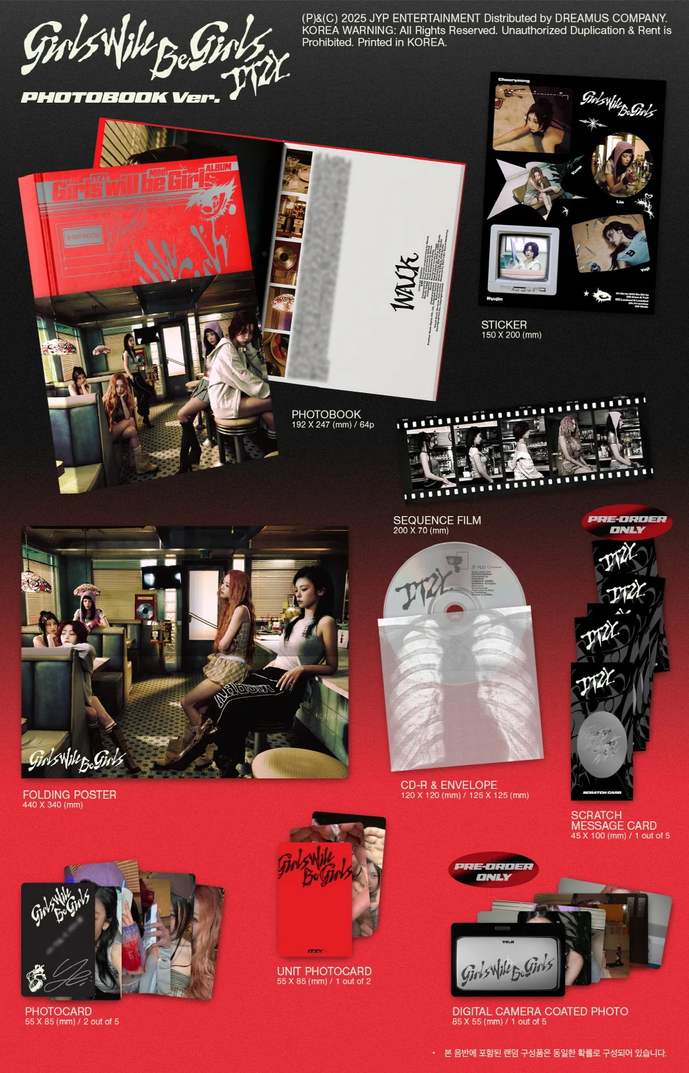 ITZY – [Girls Will Be Girls] (Photobook Ver.)