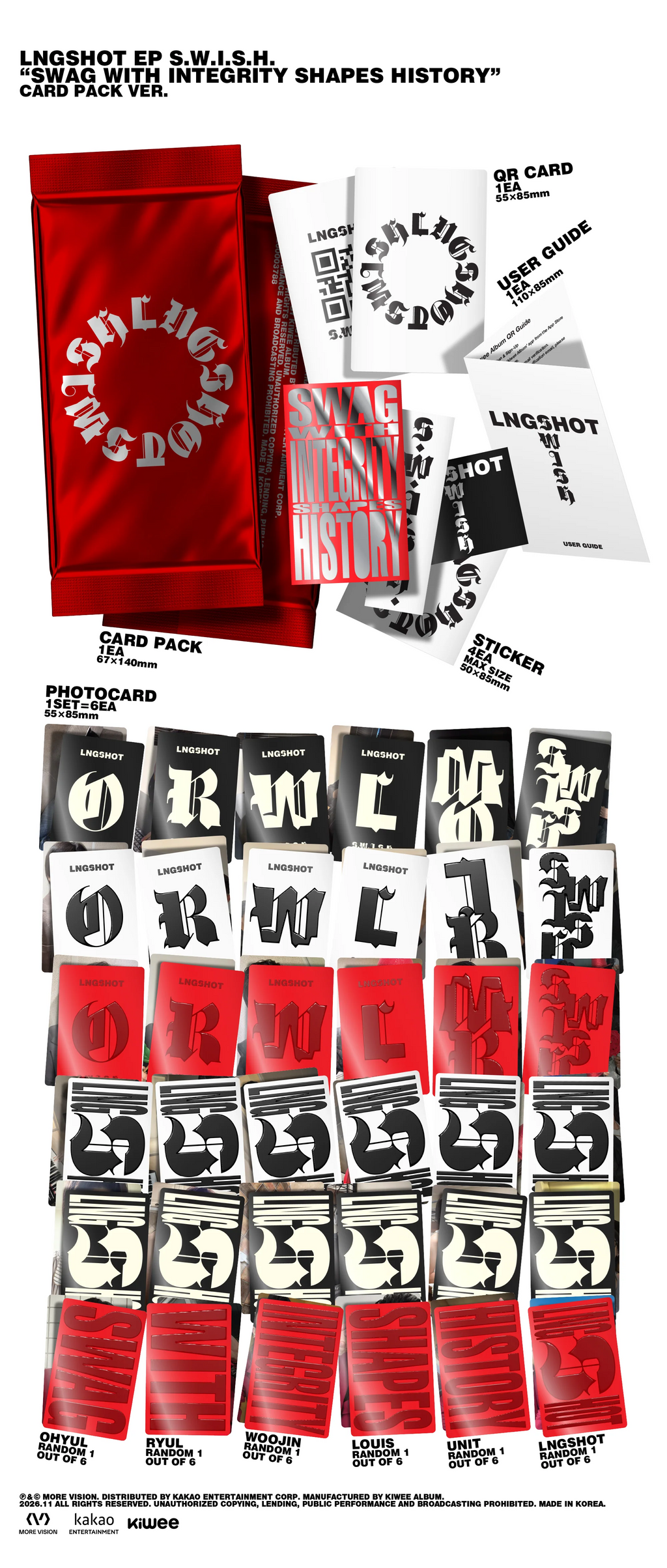 LNGSHOT – EP [S.W.I.S.H.] (Card Pack Ver.)