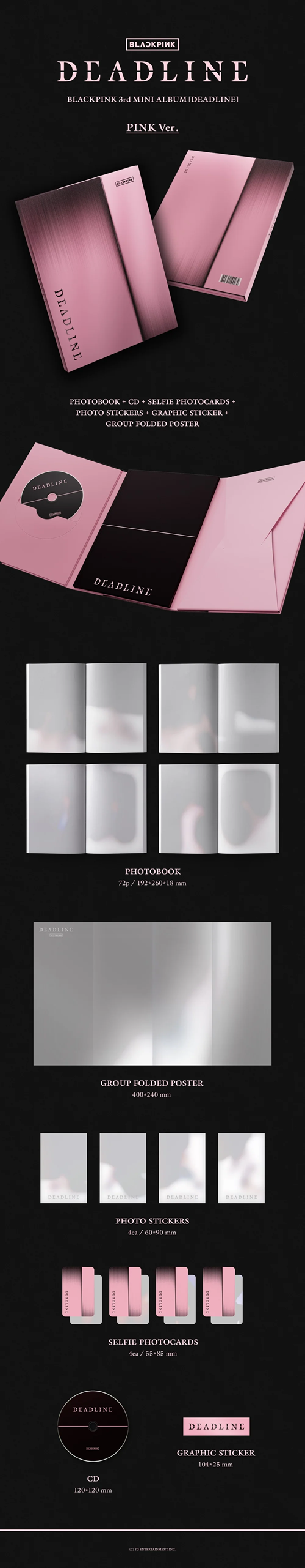 BLACKPINK – 3rd MINI ALBUM [DEADLINE] (BLACK Ver.)