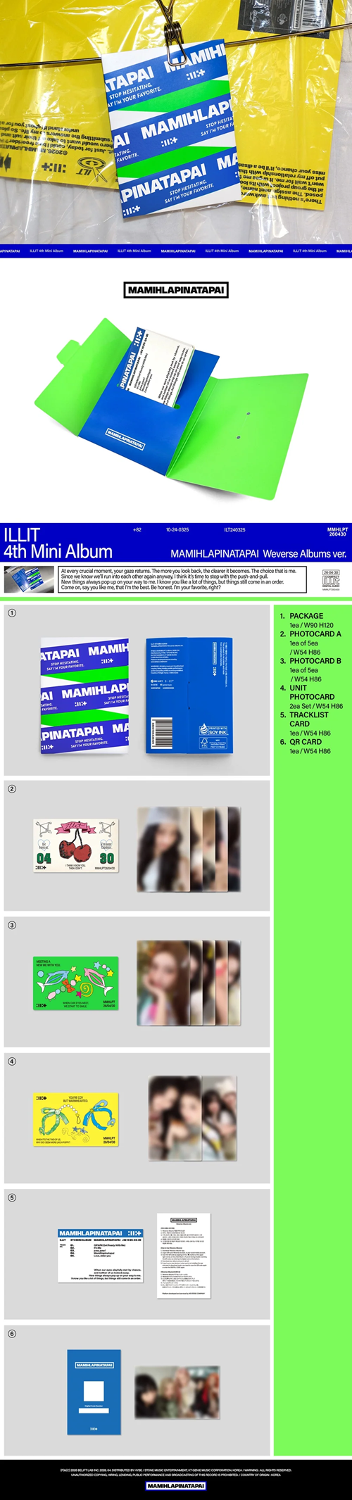 ILLIT – 4th Mini Album [MAMIHLAPINATAPAI] (Weverse Albums ver.)
