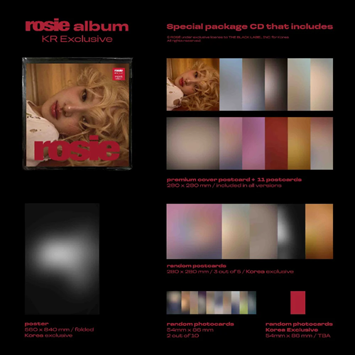ROSE – First Studio Album [rosie] (KR Exclusive)